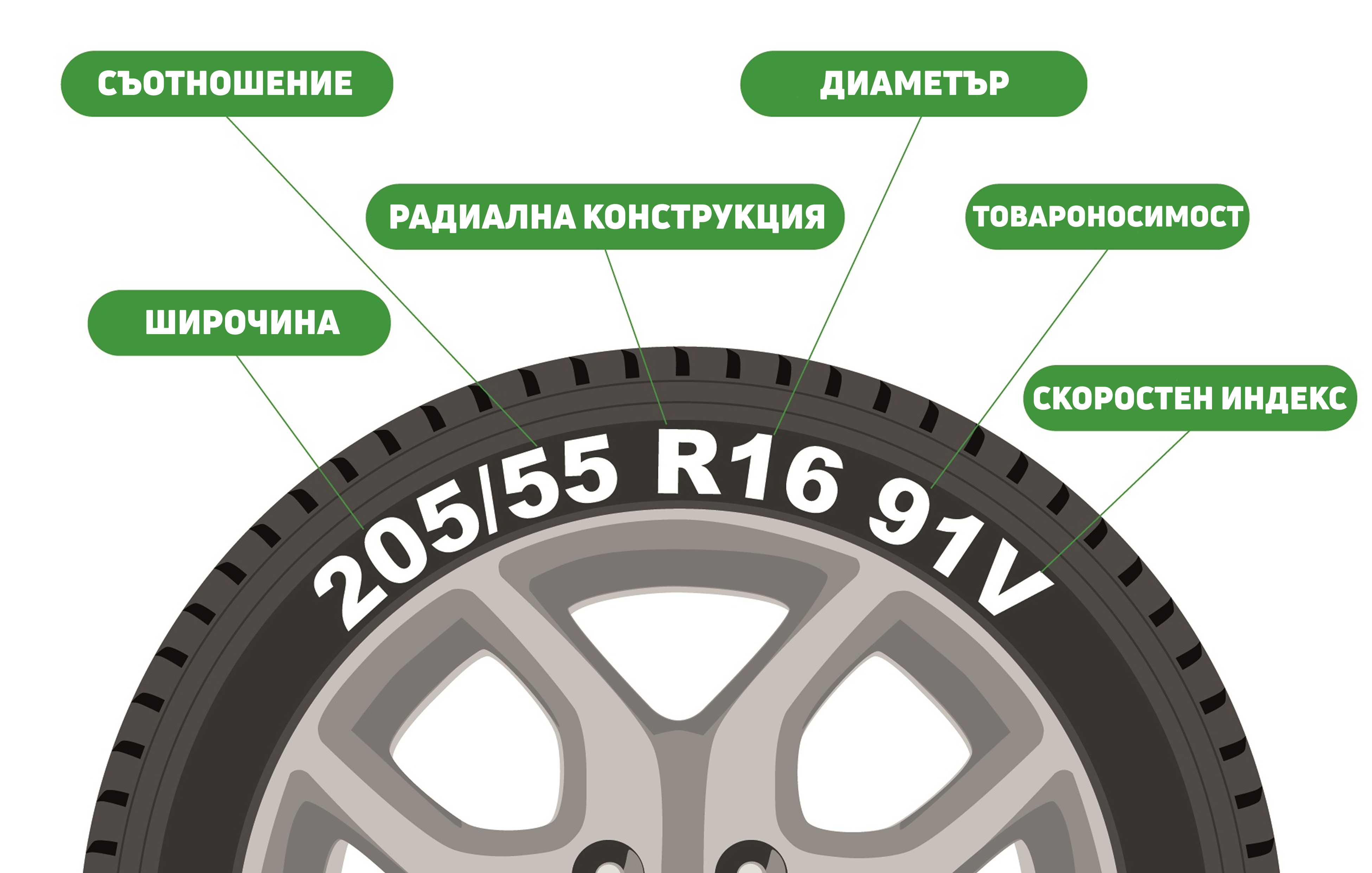 маркировка на гума